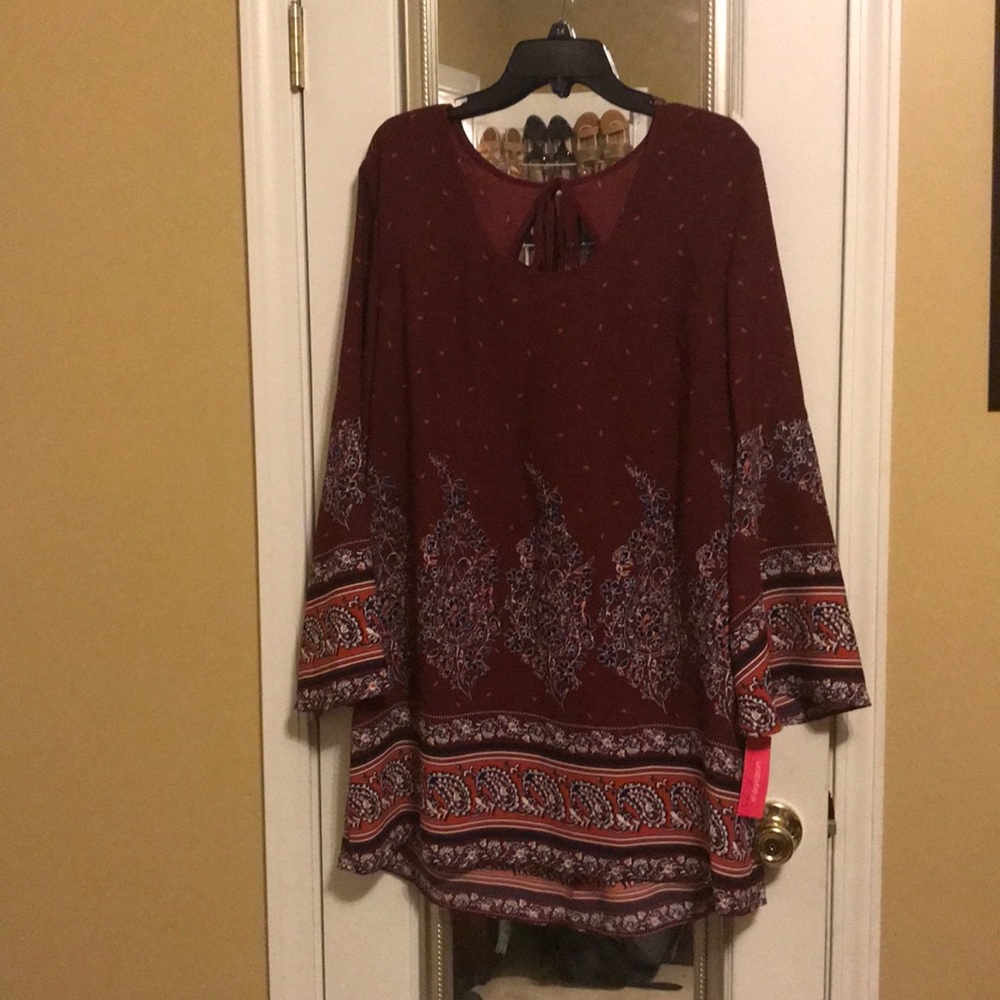 Maroon Dress